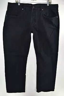 Buffalo David Bitton Six X Slim Straight Stretch Dark Blue Jeans Size Meas 39x30 • $6.08