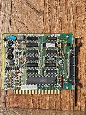 Vintage EPROM Burner Modular Circuit Technologies ISA Bus Card MOD-EPROM • $81.33