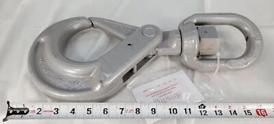 $899.99 • Buy Crosby 3/4  S-1326 Shur-Loc Grade 100 Self-Closing Swivel Hook 35300 Lbs 1004349