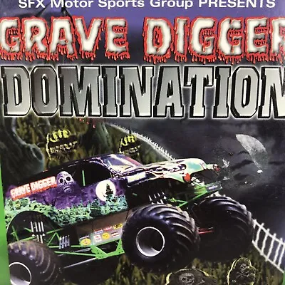 Grave Digger Domination Monster Truck Pace Motor Sports Vintage 1997 VHS Tape • $13.26