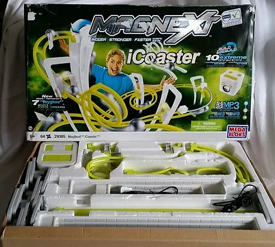 Magnext Icoaster Magnetic Plug & Play MP3 Player Light Sound Speed Mega Bloks • £20