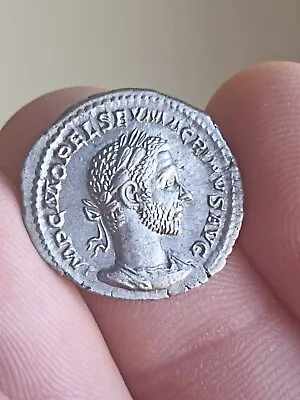 Roman Empire AR Denarius Macrinus  RIC 76. • $620