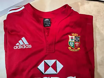 £10.99 • Buy Adidas British Irish Lions Rugby Shirt Jersey Tour South Africa 2009 Mens Size L