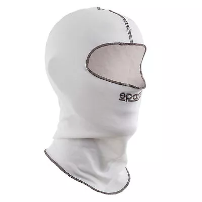 Sparco Softknit Go Kart/Karting/Racing/Motorsport Open Face Balaclava - White • £15.76