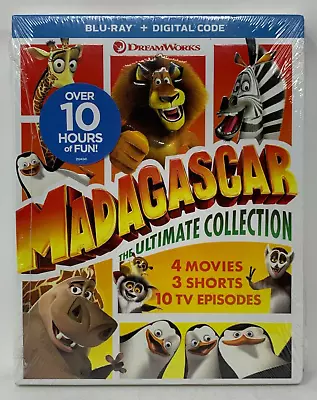 Madagascar (2005) Escape 2 Africa (2008) 3 (2012) Penguins Of (2014) Blu-Ray • $12.50