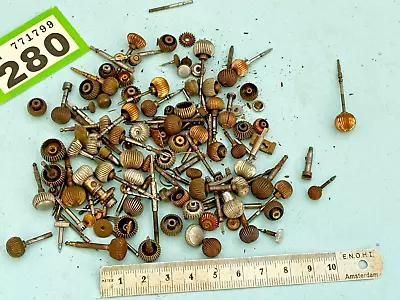 Watchmakers Vintage Pocket Watch Winder Crowns & Stems  Mixed Sized Job Lot • £9.99