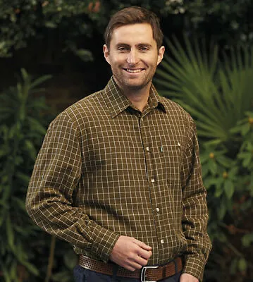 Champion Chatsworth Shirt Check Polycotton Country Hunting Shooting • £14.99