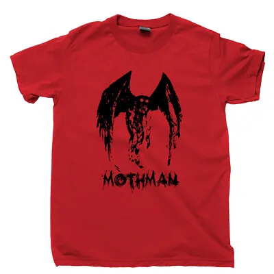 Mothman T Shirt UFO Alien Monster Jackalope Bigfoot Sighting Cryptid Hunter Tee • $16.99