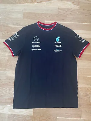 Mercedes F1 2021 Mens Team T-Shirt Size Large L - Great Condition • £30