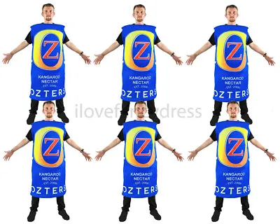 £209.99 • Buy Beer Can Costume 12 Pack Novelty Festival Fancy Dress Ozters Australia Day Stag