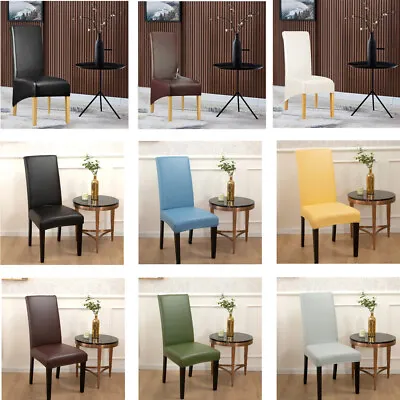 $15.19 • Buy Stretch Dining Chair Covers High Back Chair Slipcover Waterproof Wedding Cover