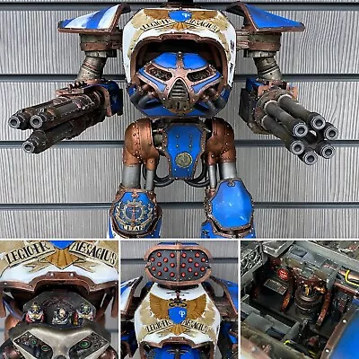 Forge World Reaver Titan Painted Certificate Magnetised Legio Praesagius 40k • £1499.95