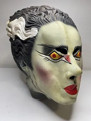 Universal Monsters Bride Of Frankenstein Mask Paper Magic 1997 Vintage Halloween • $65