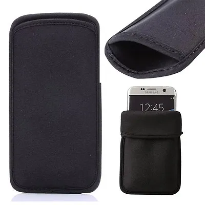 Soft Elastic Neoprene Shock Absorbing Sleeve Pouch Case Cover For Various Phones • $3.99