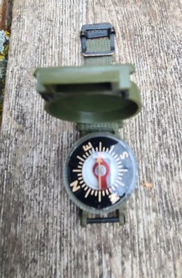 $1 • Buy Korean War US Model 1949 Wrist Compass New Old Stock W/ Box & Compass Dated 1953