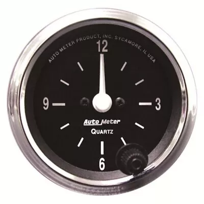 AutoMeter 201019 Cobra Quartz Clock Gauge 2-1/16 Inch Analog • $153.99