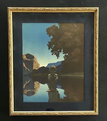 Vintage Maxfield Parrish Print “Evening” Rienthal Newman (House Of Art) C.1922 • $550