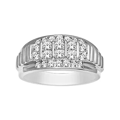 $2638.55 • Buy 10 KT White Gold 1 CTTW Diamond Fashion Ring
