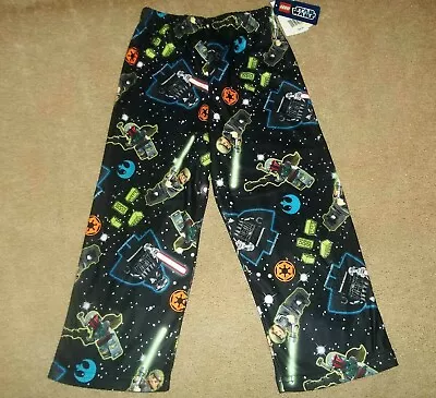 $14.95 • Buy NEW Boys LEGO STAR WARS Flannel SLEEP Lounge PJ Pants DARTH VADER Size SMALL 4-5