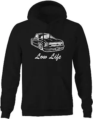$39.95 • Buy Hoodie Men Low Life Lowered S10 Cowl Hood Xtreme Garage Shirt