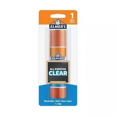 $27.10 • Buy Elmers All Purpose Glue Sticks 40g Box Of 6 Clear  2141647