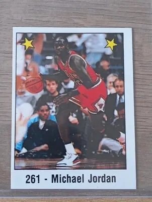 Michael Jordan 1988-89 Panini Spanish Sticker #261 Chicago Bulls Mint RARE!! • $399.99