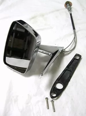 1967 1968 Ford Mustang Remote Outside Exterior Driver Door Mirror LH Left Hand • $79.99