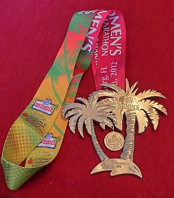 2012 St. Pete FL Lady Speed Stick Women's Half Marathon Running Medal W/Charm • $9