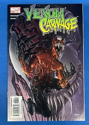 Venom Vs. Carnage #4 (Marvel Comics 2004) 1st Toxin Cover | Direct Edition • $11.99