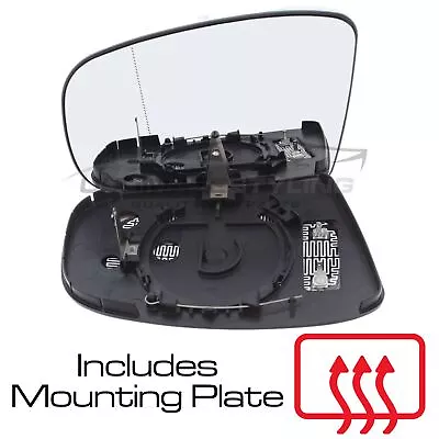 Mirror Glass Mercedes S Class W220 1999-2003 Heated Aspherical Passenger Side • $16.12