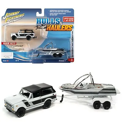 Johnny Lightning 1:64 1979 International Scout II W/Malibu Boat &Trailer SP205B • $18.99