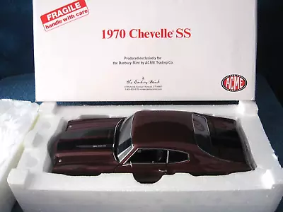 Limited Edition 1970 Chevy Chevelle Ss 454 Acme/danbury Mint 1/18 • $140.99