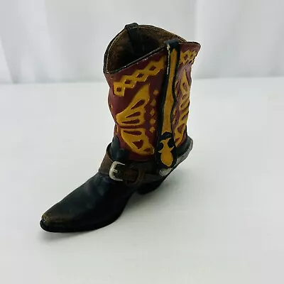 Vintage Ceramic Country Decor Wild West Cowboy Boot Painted • $20