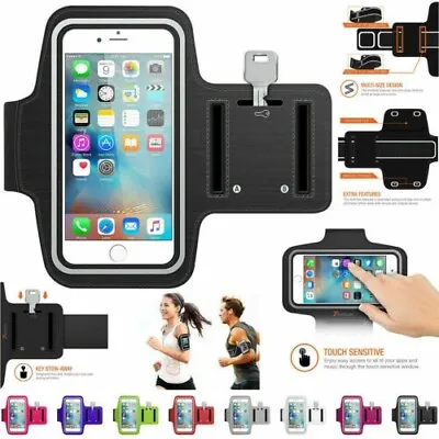 £4.45 • Buy Sports Arm Band Mobile Phone Holder Bag Running Gym Armband Exercise All Phones