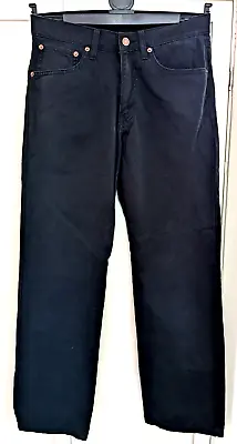LEVI'S 751 Jeans Mens Black Regular Straight W30 L30 • £18
