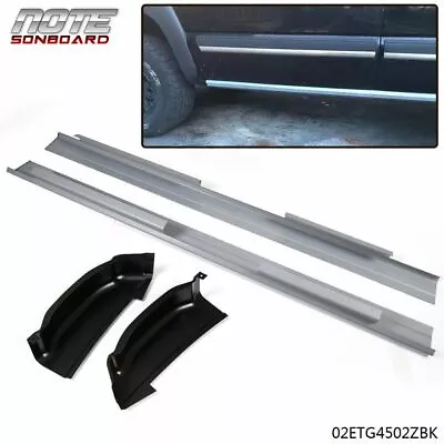 Pair On Rocker Panels & Cab Corners Fit For 01-07 Crew Cab Chevy Silverado Slip • $69.40