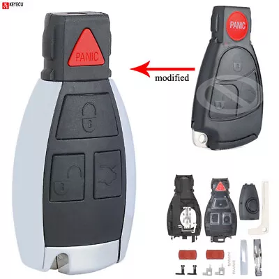 For Mercedes-Benz CLS C E S W124 W202 Upgraded Smart Remote Key Shell Case Fob • $16.50