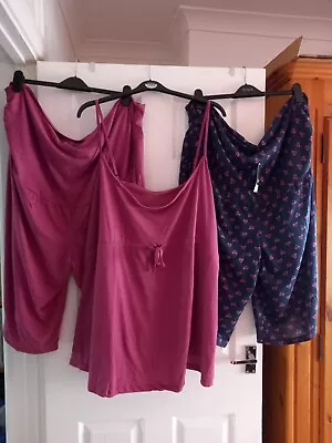 Womens Maternity Plus Size 28-30 Pyjamas Loungewear Bundle 3 Items • £19.99