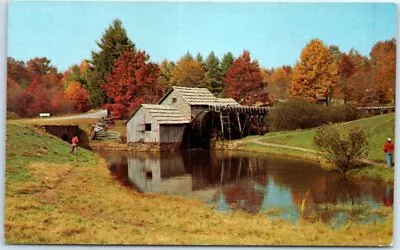 Postcard - Mabry Mill Blue Ridge Parkway - Meadows Of Dan Virginia • $8.39