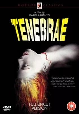 Tenebrae DVD (2006) Anthony Franciosa Argento (DIR) Cert 18 Fast And FREE P & P • £4.99