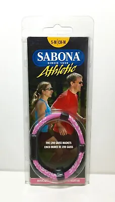 Sabona Magnetic Athletic Bracelet 1200 Gauss Magnets Minus Ions Titanium S - M • $9.79