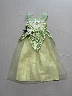 $30 • Buy Disney Store Princess & The Frog Tiana Girls Dress/Halloween Costume~size 7/8