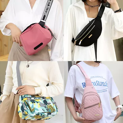 Women Large Capacity Crossbody Chest Sling Bag Sport Backpack Travel Fanny Packs • $5.43