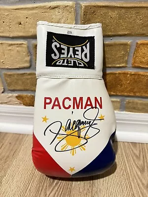 Manny Pacquiao Signed Auto Cleto Reyes Philippine Flag R Boxing Glove Psa Proof • $279.88