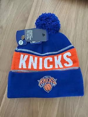 BNWT NBA New York Knicks  Beanie Adult Bobble Hat PRIMARK (Basketball) Licensed • £7.50