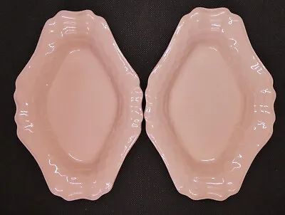 Two Vintage J & G Meakin Sol Ware Small Embossed Pink Dishes • $24.61