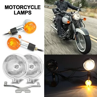 $69.99 • Buy Driving Spot Fog Turn Signal Light Bar For Yamaha V Star 250 650 950 1100 1300