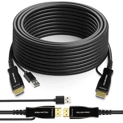 $425.99 • Buy Fiber Optic HDMI 8K Version2.1 Cable, Ultra High Speed 48gbps 120Hz For Gaming