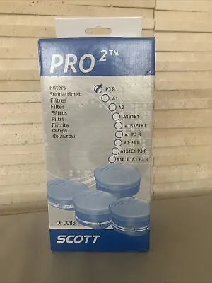 2 X Scott Safety PRO² Filter Cartridges P3 Particulate Respiratory Protection • £10