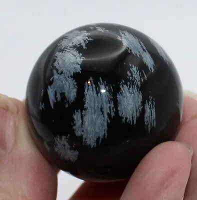 Snowflake Obsidian Crystal Sphere Ball Healing Crystals Spheres Minerals DRS.SP6 • £13.99